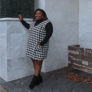 Houndstooth dress